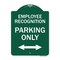 Signmission Employee Recognition Parking W/ Bi-Directional Arrow Heavy-Gauge Alum Sign, 18" x 24", GW-1824-24100 A-DES-GW-1824-24100 - alternate 1